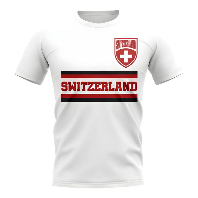 Premium Switzerland Core Football Country T-Shirt (White)