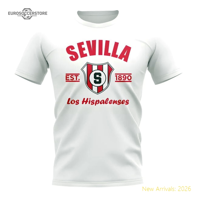 Excellent Seville Established Football T-shirt (white) - Concept Creation