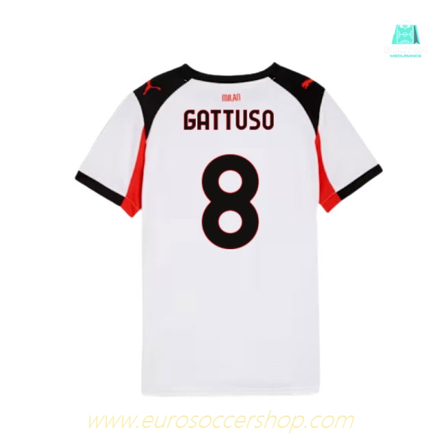 2025-2026 AC Milan Away Shirt (Kids) (Gattuso 8)