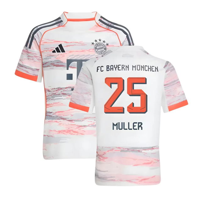 2025-2026 Bayern Munich Away Modern Shirt - Kids (Muller 25)