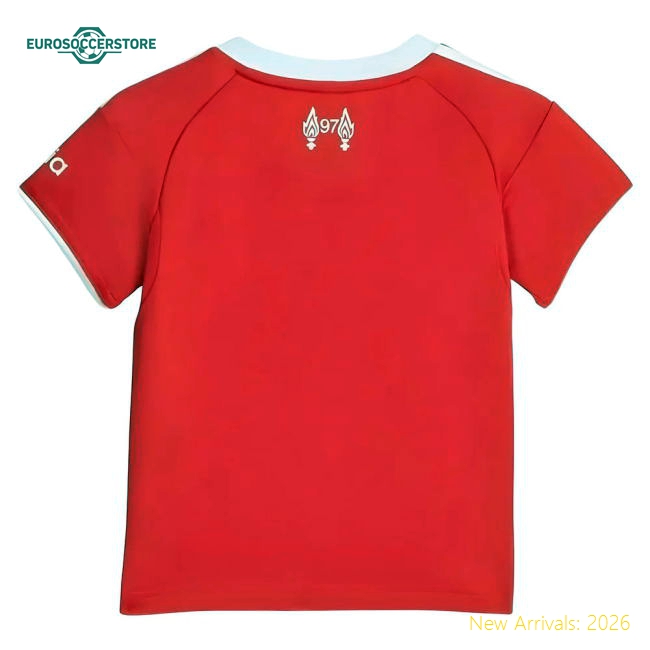 Premium Kids Liverpool Jersey 2025-2026 Lightweight Soft-touch
