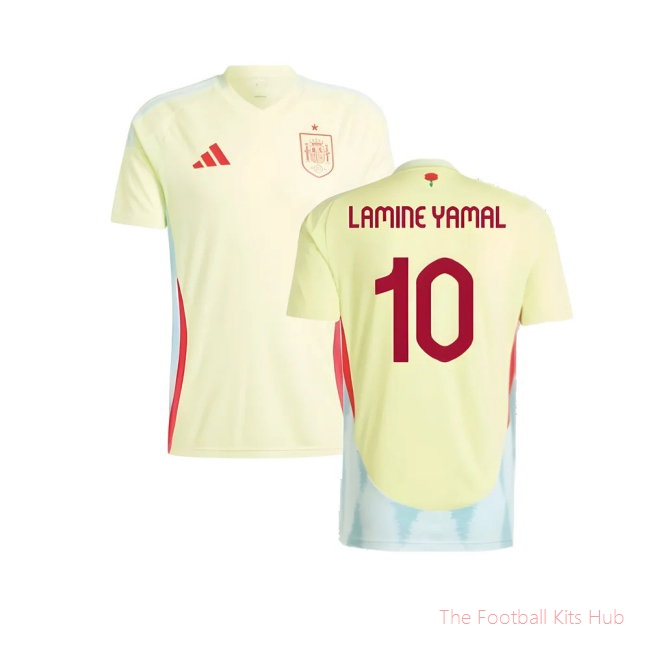 2024-2025 Spain Away Shirt (Lamine Yamal 10)