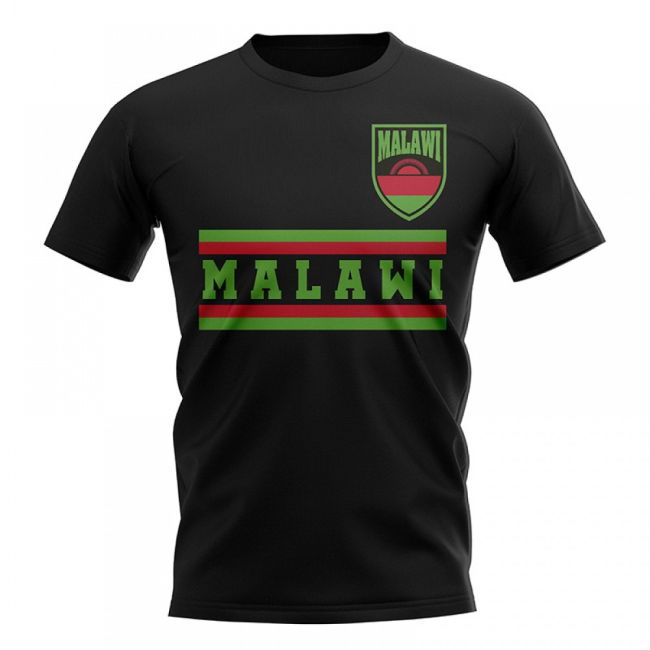 Top-Tier Malawi Core Football Country T-Shirt (Red) Pro-Grade