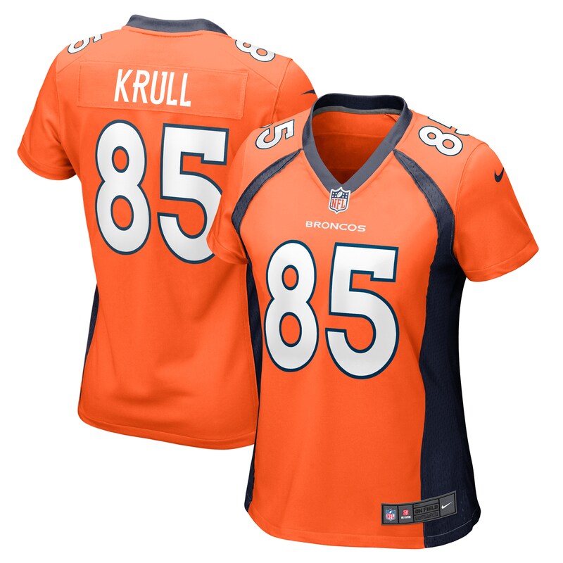 None Lucas Krull DEN Broncos Modern Top-Grade Jersey Game Day Wear