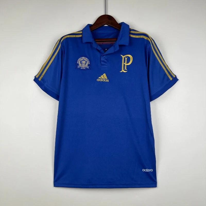 2014-2015 Palmeiras Blue Soccer retro kit