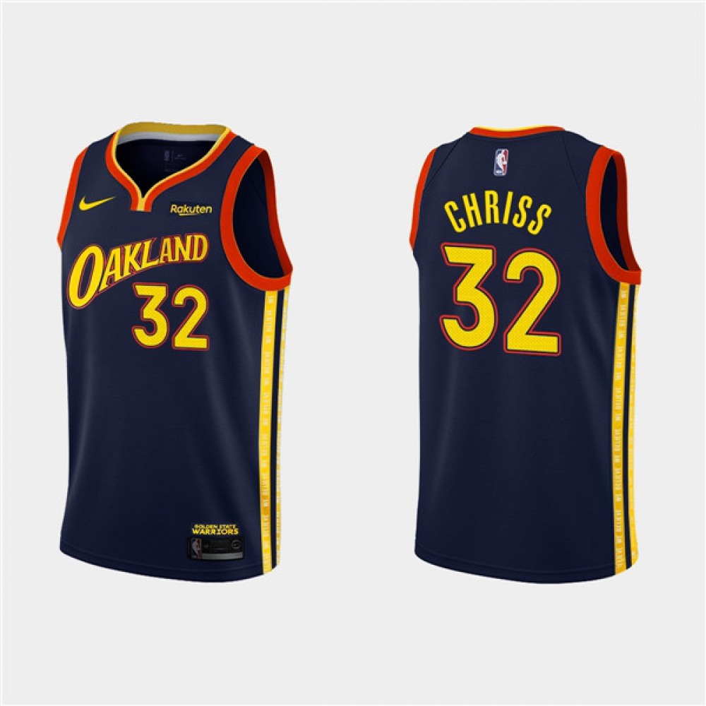 Golden State Warriors 32 Jersey - Navy City Edition - Basketball Fan Gear