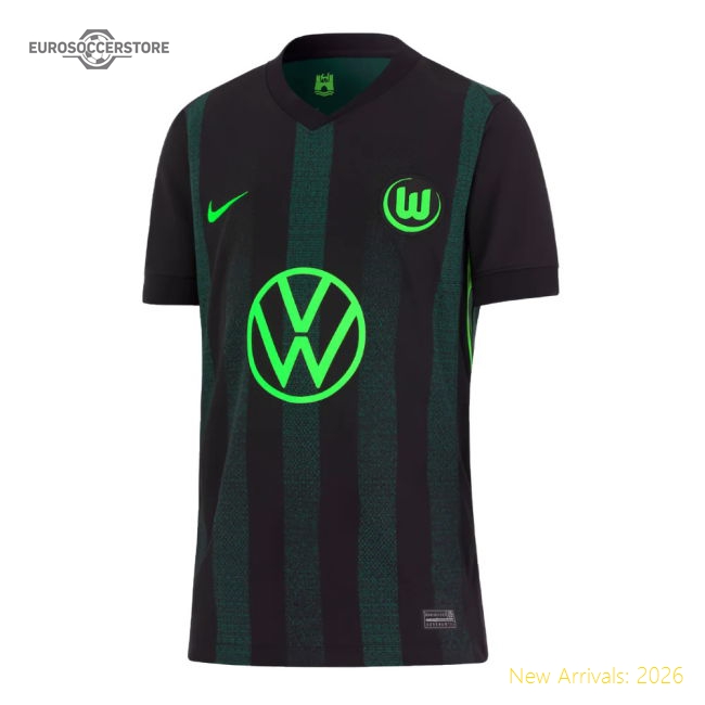Vfl Wolfsburg Children 2024 Away Jersey Shirt Football Fan Apparel