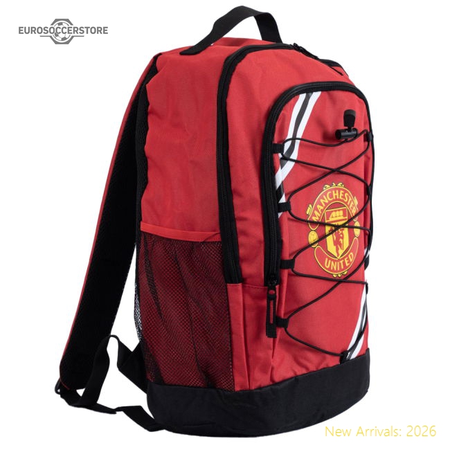 Premium Manchester United Fc Core Stripe Backpack - Premium Quality