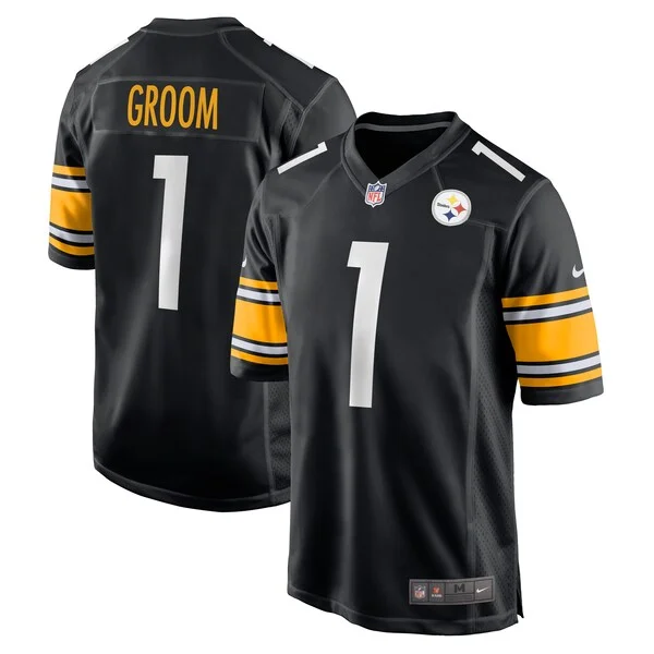 Performance Pittsburgh Steelers Game Jersey - Premium Black NFL Fan...