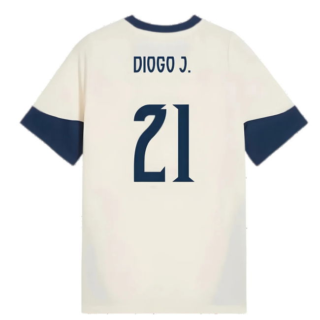 2025-2026 Portugal Training Jersey (Sugared Almond) - Kids (Diogo J. 21)