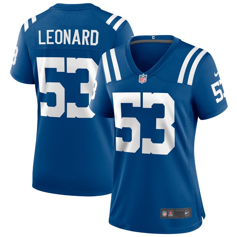 None Shaquille Leonard Fan Favorite IND Colts Premium Jersey