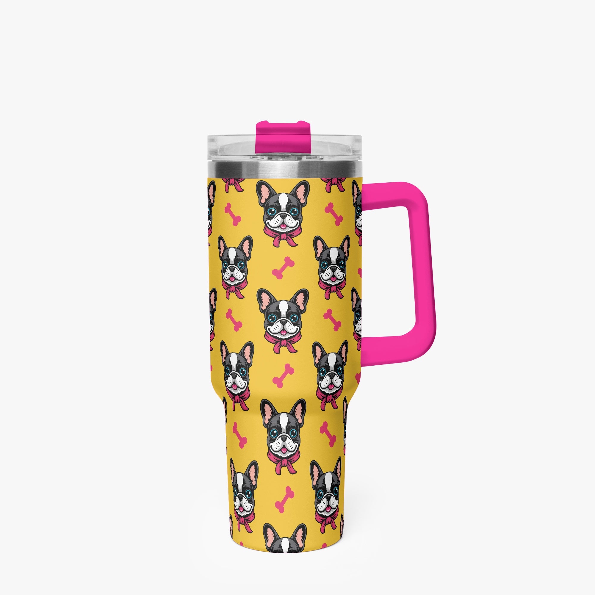 French Bulldog Argos Car Tumbler Cup Useful Frenchie Gear
