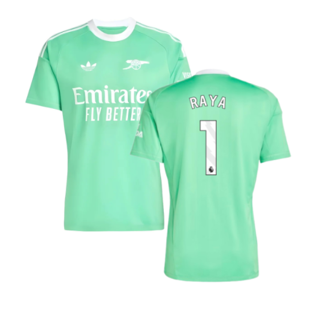 2025-2026 Arsenal Third Goalkeeper Shirt (Green) (Raya 1) - fan gear