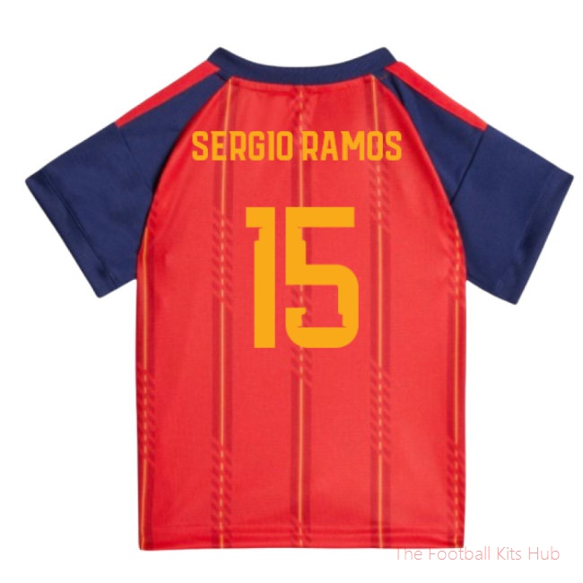 2026-2027 Spain Home Baby Kit (Sergio Ramos 15)