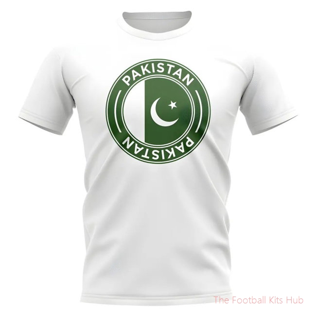 Pakistan Football Badge T-Shirt (White)