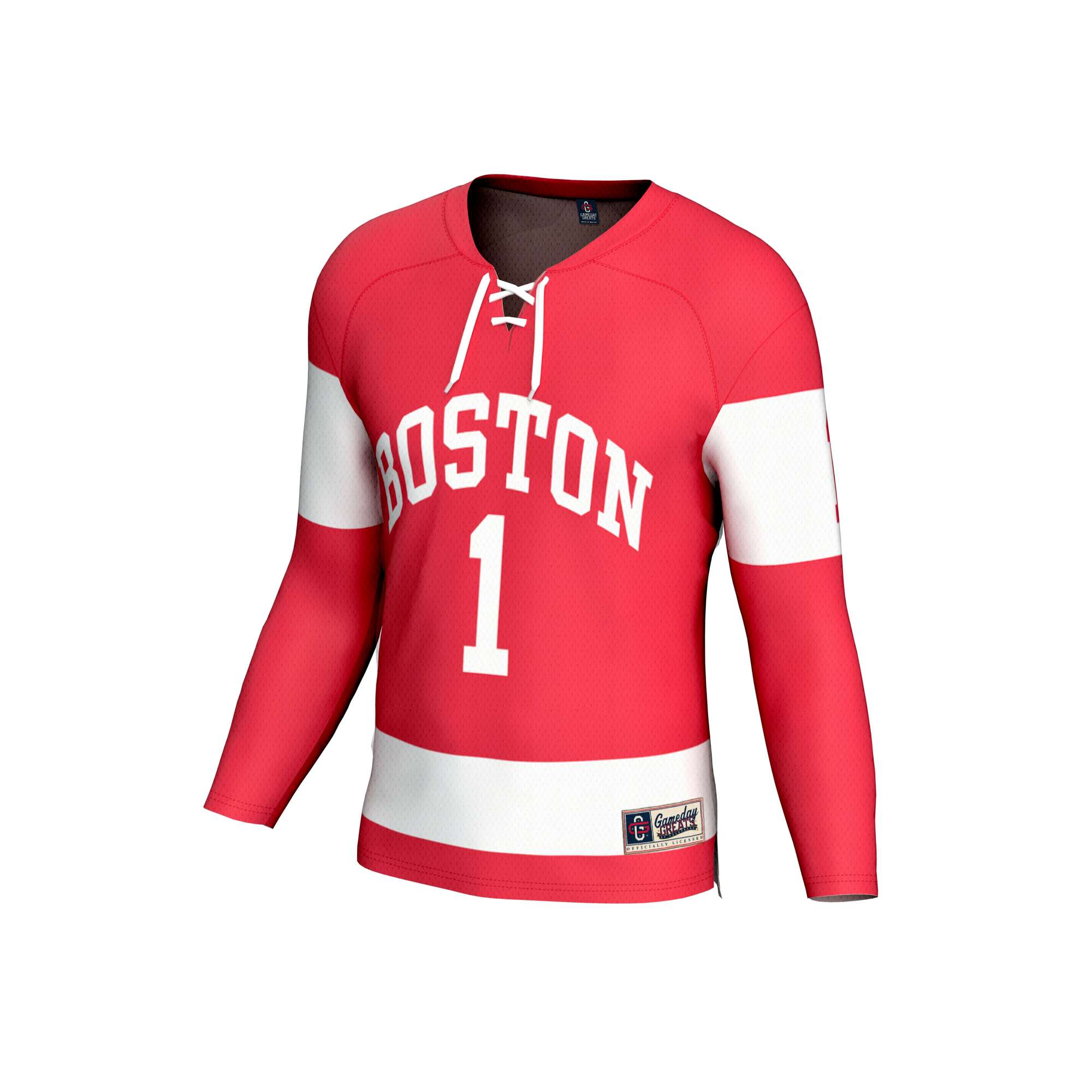 [DDG] Boston University GameDay Greats Unisex Lightweight Collegiate Women's Hockey Fashion Jersey - Scarlet