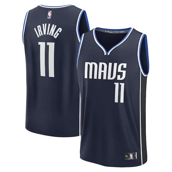 Kyrie Irving DAL Replica Jersey - genuine vintage - Navy training