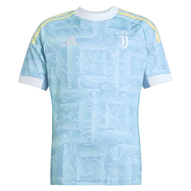 2025-2026 Juve Away Contemporary Shirt (Kids) Stretch Fabric