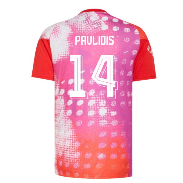 [JED] 2026 2027 Benfica Pre Match Shirt Uniform (Red) (Pavlidis 14)
