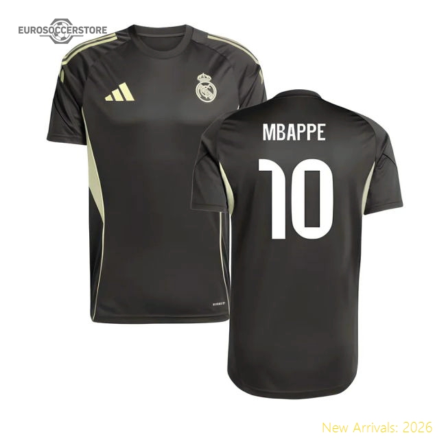 Performance 2025-2026 Real Madrid Training Jersey (Utility Grey) (Mbappe