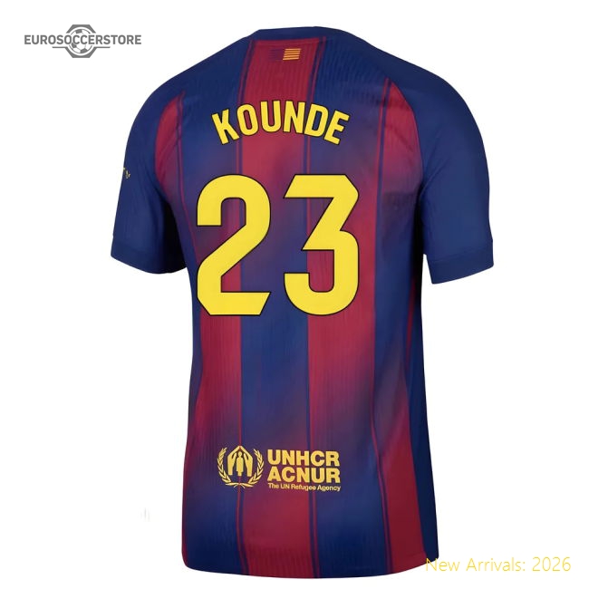 2025-2026 Barca Authentic Main Jersey (kounde 23) - Collectors Item