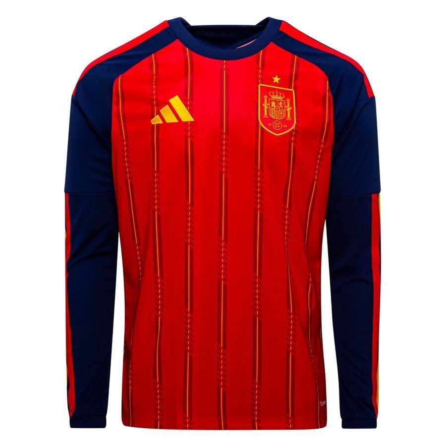 Spain Home Shirt World Cup 2026 Long Sleeves For Algeria Football Fans