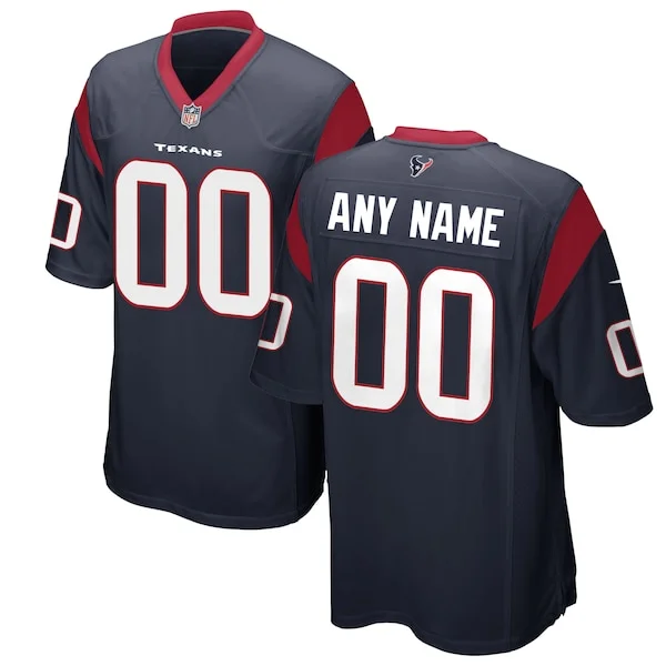 None Game NFL Jersey - Navy | Authentic Football Apparel | NFL Footbal