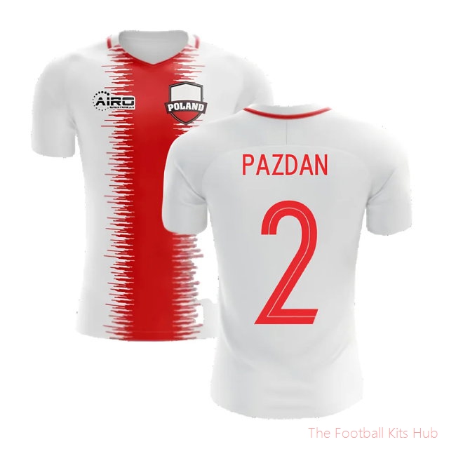 2025-2026 Poland Home Concept Football Shirt (Pazdan 2) - Kids