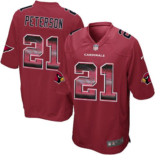 NFL A C Cardinals #21 Patrick Peterson Limited Red Jersey - Fan Fav...