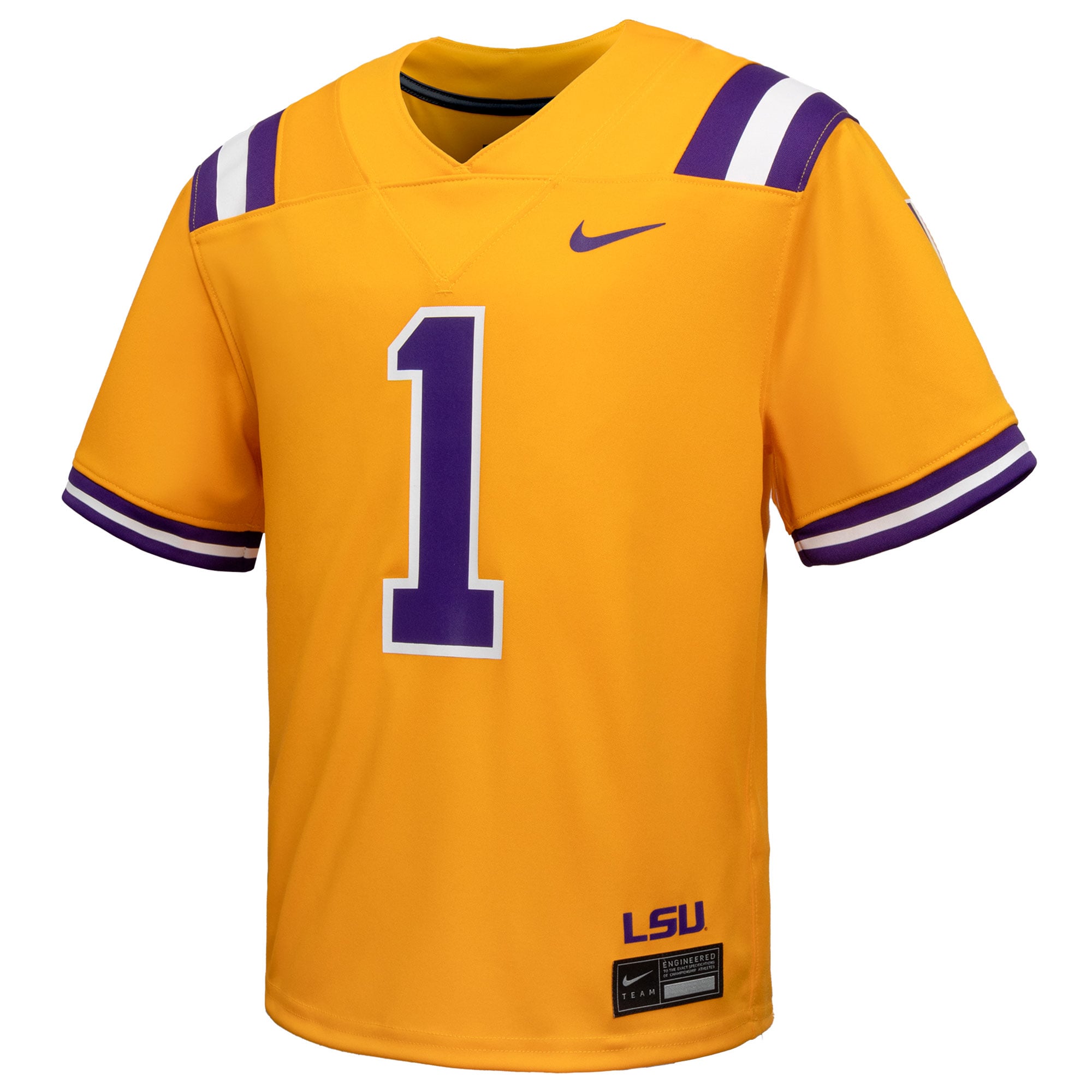 [NJP] LSU Tigers Youth Alternate Game Jersey - Gold
