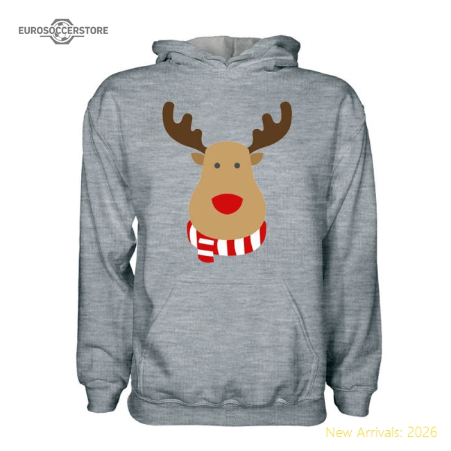 Premium Nottingham Forest Rudolph Supporters Hoody (grey) - Premium