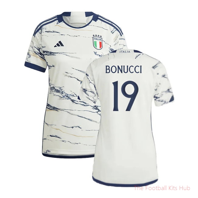 2023-2024 Italy Away Shirt (Ladies) (BONUCCI 19)