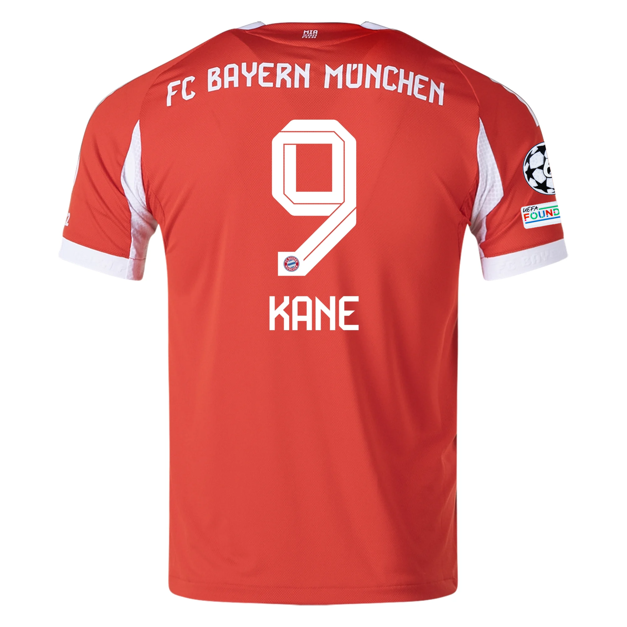 Buy Harry Kane Bayern Munich Authentic Home Soccer Jersey 25/26 Champions League Red