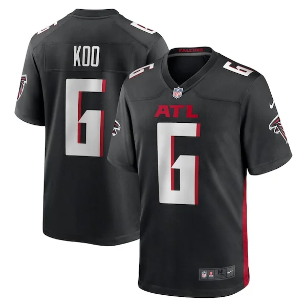 None Younghoe Koo Game Jersey - Black | NFL Player Jersey | NFL Footba