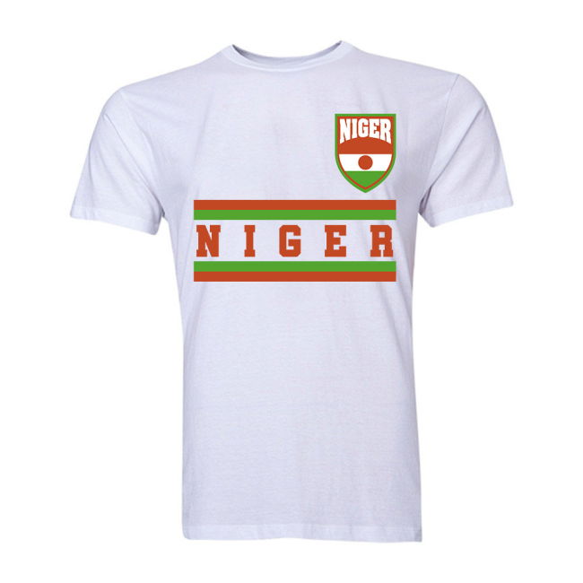Top-Tier Niger Core Football Country T-Shirt (White)