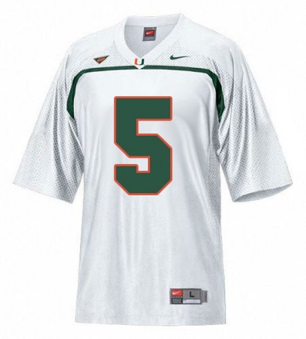 Youth #5 Andre Johnson White V5a Jersey