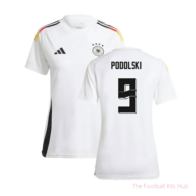 2024-2025 Germany Home Fan Shirt (Ladies) (Podolski 9)