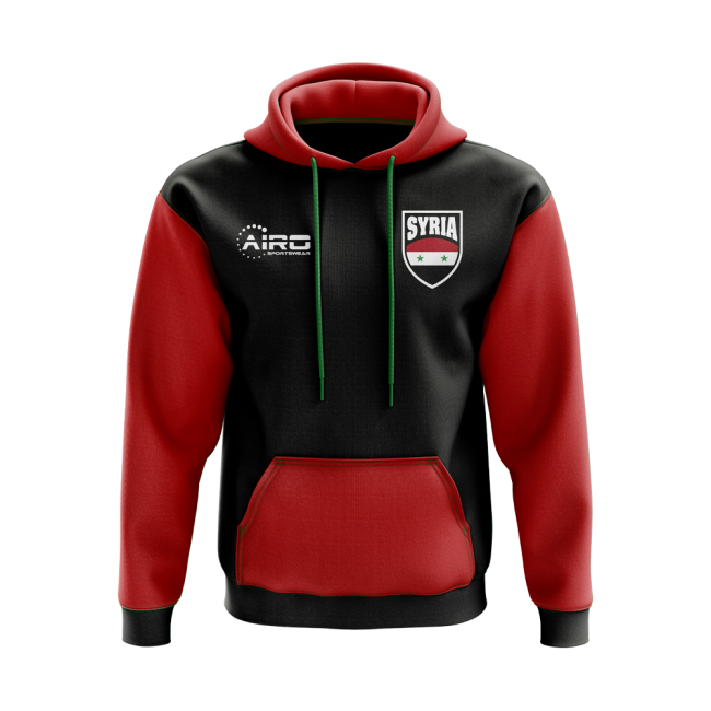 Pro-Grade Syria Concept Country Football Hoody (Black)