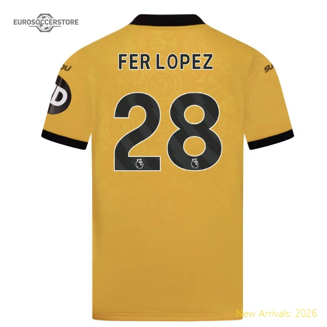 Soft Kids Football Team Fer Lopez Jersey 2025-2026 Non-irritating