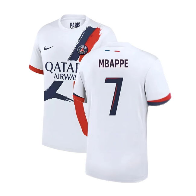 2024-2025 PSG Away Football Shirt (Mbappe 7) | Official | Great Deal