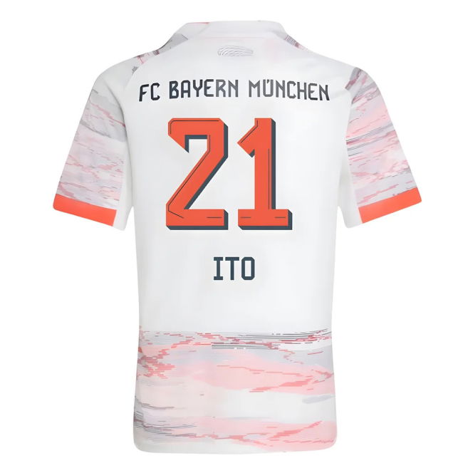 2025-2026 Bayern Munich Away Shirt (Kids) (Ito 21)