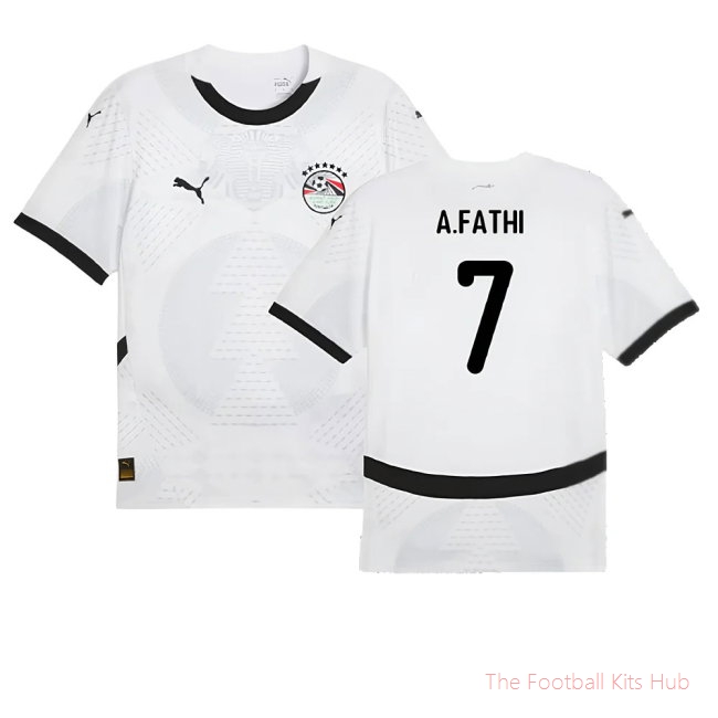 2024-2025 Egypt Away Shirt (A.Fathi 7)