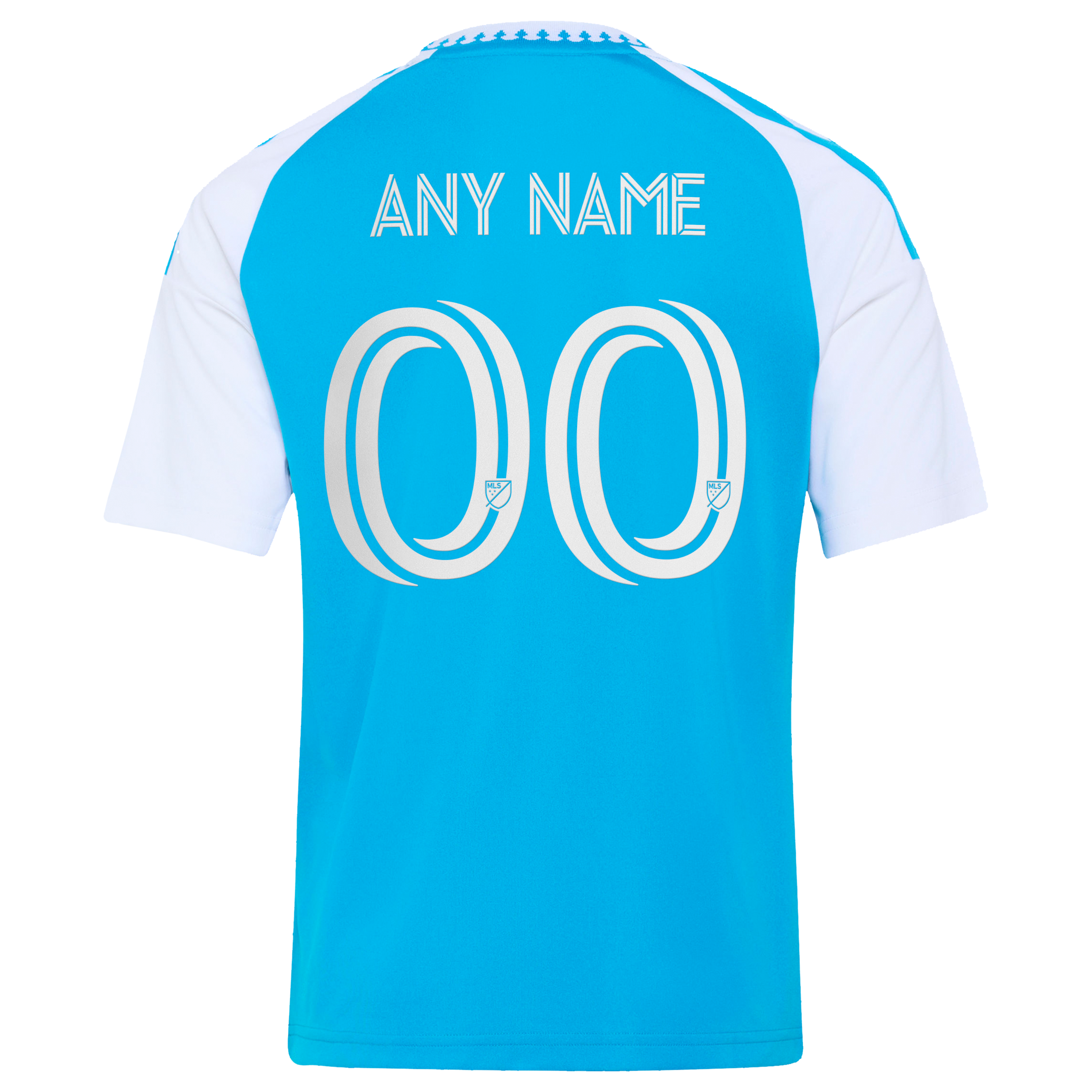 [SJH] Charlotte FC Youth 2026 Carolina Kit: Crowns Up Replica Custom Jersey - Blue