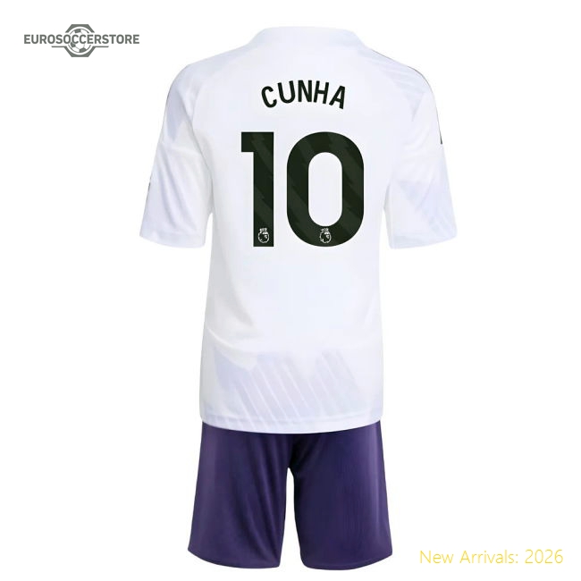 Man Utd Cunha Child-friendly Mini Jersey Kids-safe Technology