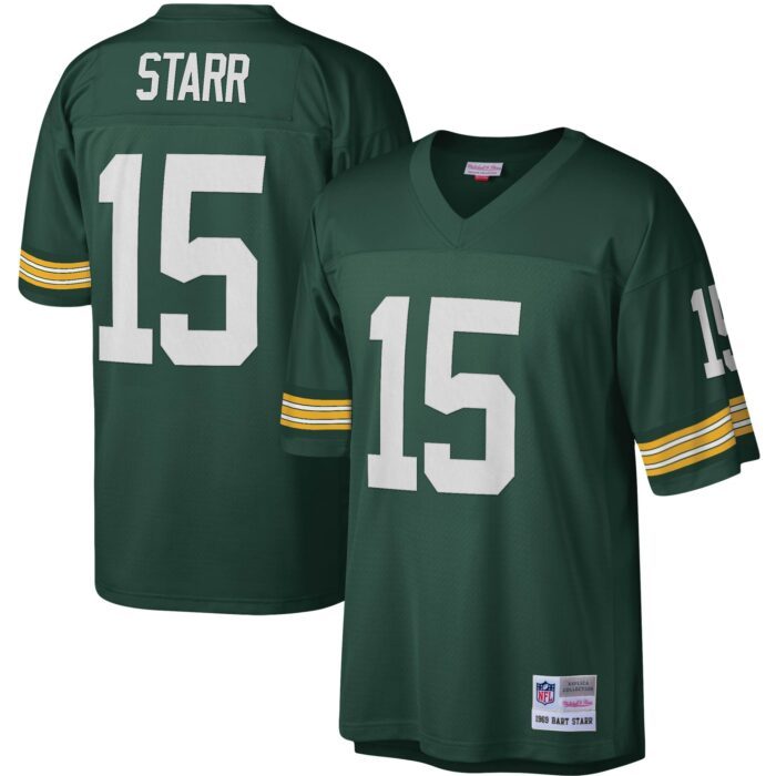 None Men's Green Bay Packers Retro Authentic Jersey Game Day Wear