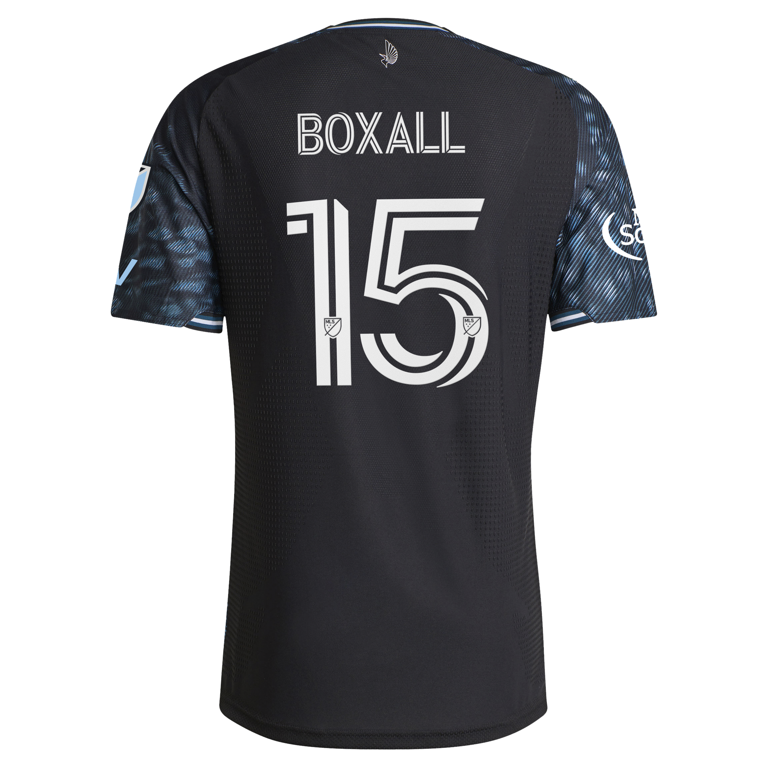 [SJH] Michael Boxall Minnesota United FC 2026 The Decade Kit On-Field Authentic Patch Jersey - Black