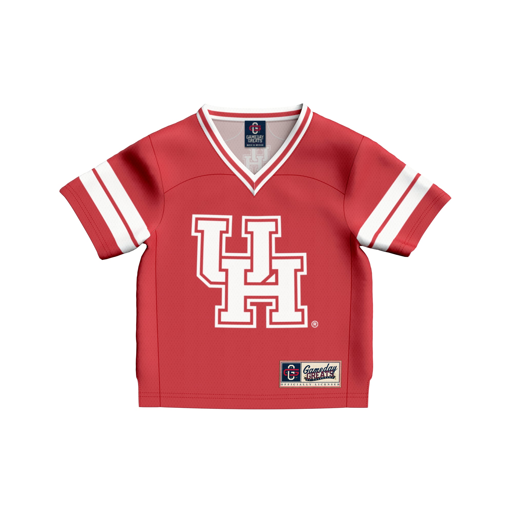 Toddler #1 Red Houston Cougars Lightweight Collegiate Football Fashion Jersey