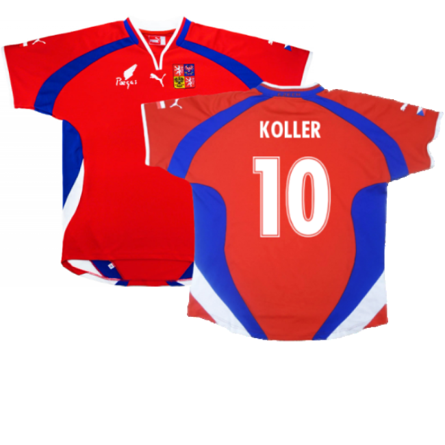 Authentic Czech Republic 2000-02 Jersey Player Soccer Authentic Euro