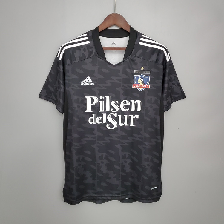 Colo-Colo Soccer Jersey 21-22 Black Away Shirt - Official Replica