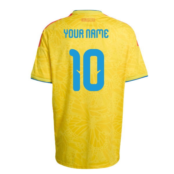 [DDJ] 2026-2027 Colombia Home Shirt (Your Name)